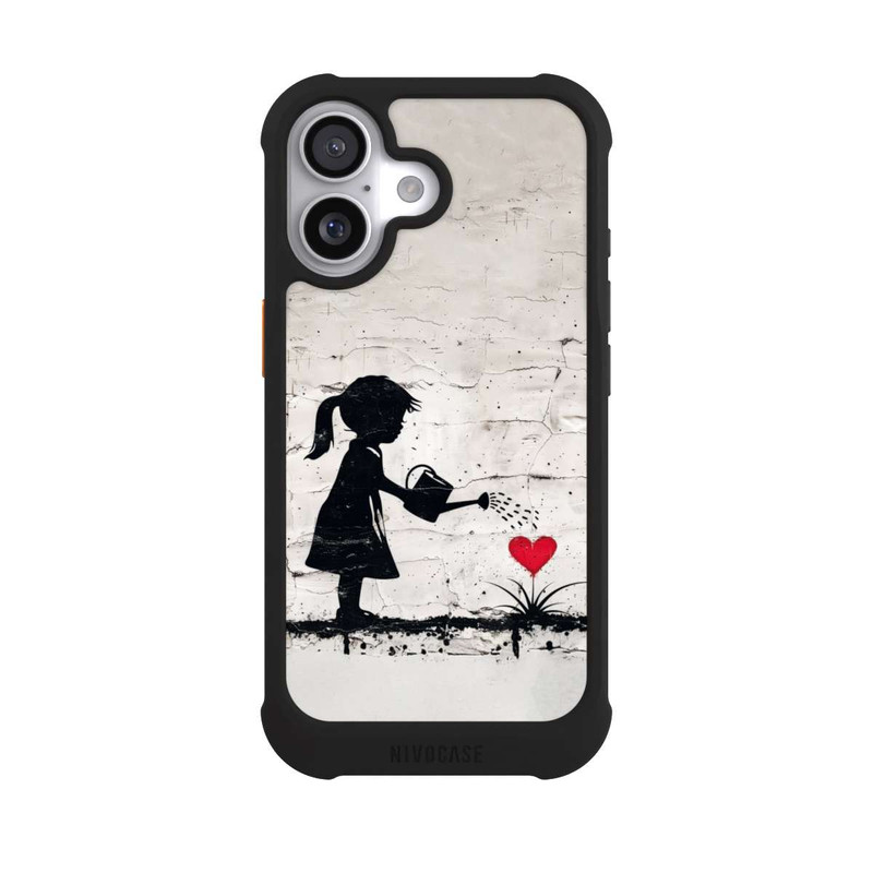 iPhone 17 NIVOmax Girl Watering Bunch of Flowers 