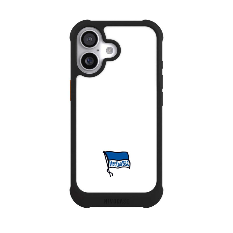 iPhone 17 NIVOmax Hertha BSC Logo Weiß