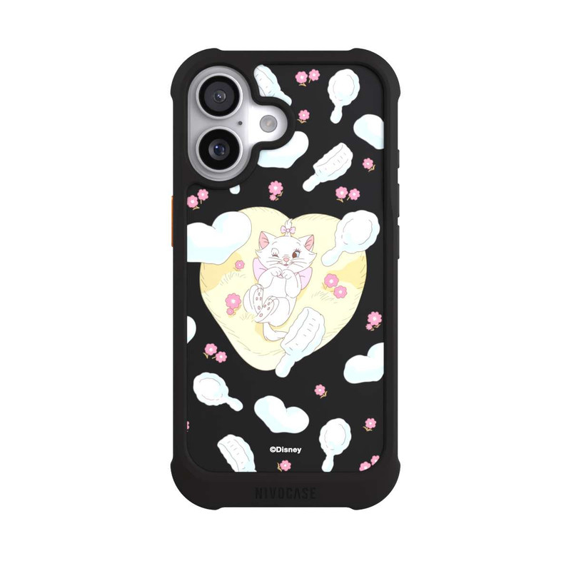 iPhone 17 NIVOmax Aristocats Marie Herzen Gelb Transparent