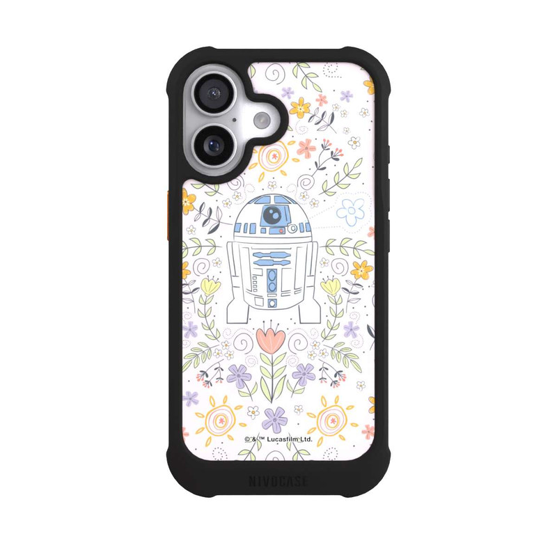 iPhone 17 NIVOmax R2D2 Blumen Muster