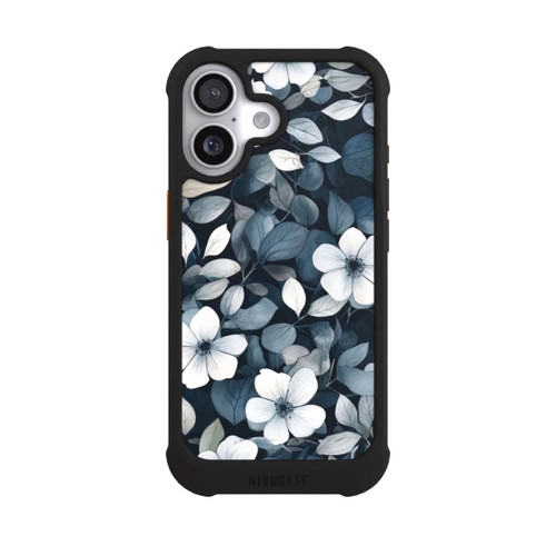  NIVOmax Blaue Negativblumen mit KI