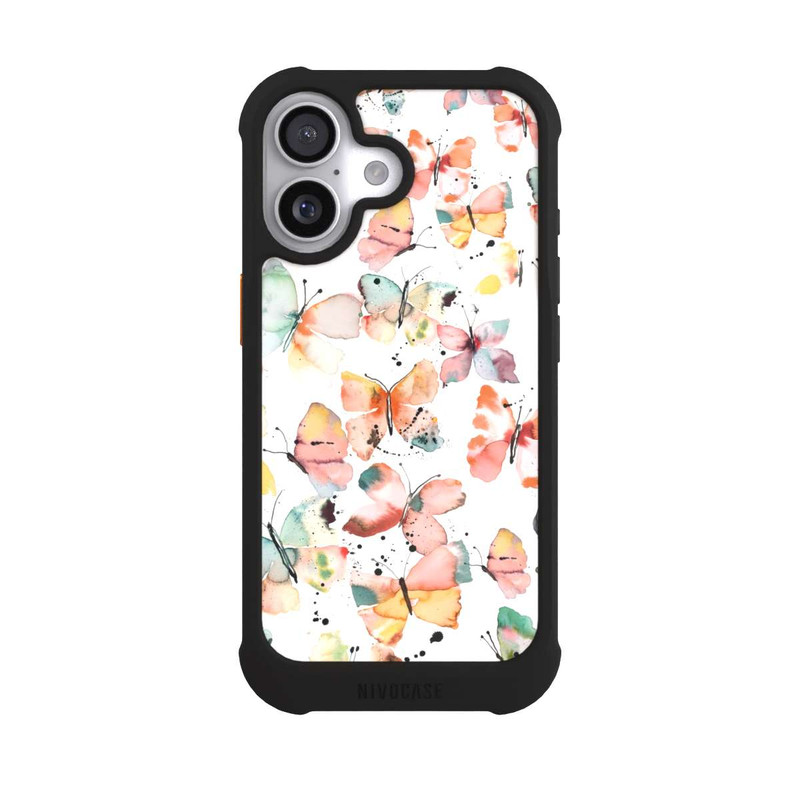 iPhone 17 NIVOmax Butterflies Watercolor Pattern