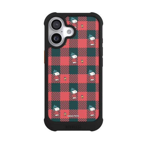  NIVOmax Peanuts Rot Schottenmuster