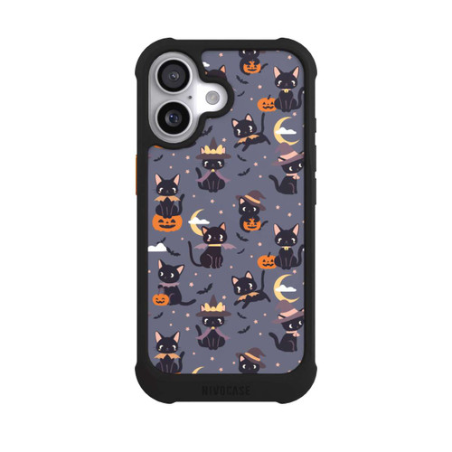  NIVOmax Cute Halloween Witch Cats and Pumpkins