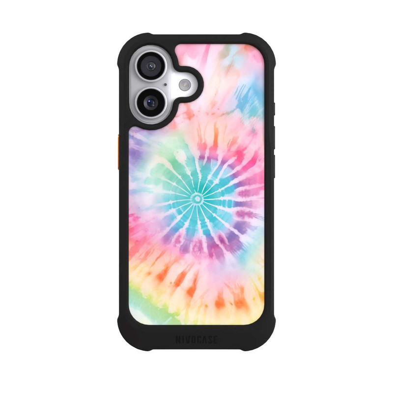 iPhone 17 NIVOmax Rainbow Color Tie Dye 