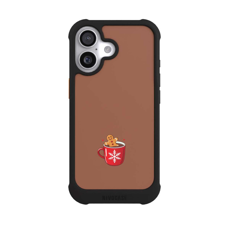 iPhone 17 NIVOmax Chocolate Gingerbread Man Christmas