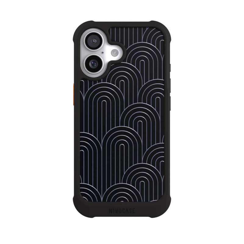 iPhone 17 NIVOmax Art Deco Silber