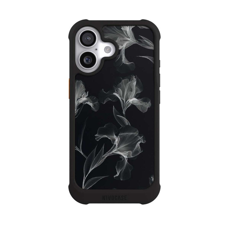 iPhone 17 NIVOmax Black and White Photocopy x Ray of Flowers