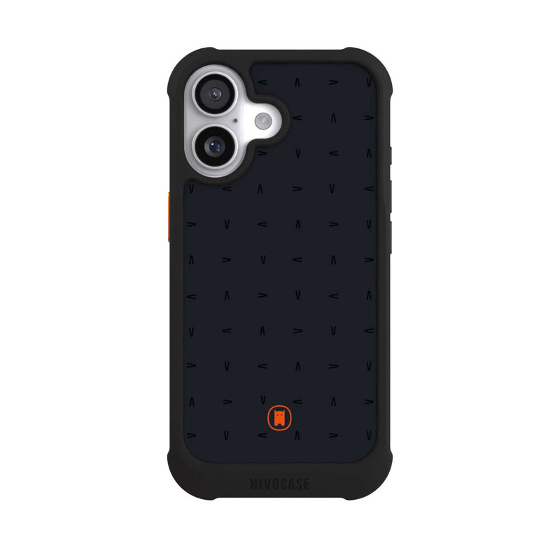 iPhone 17 NIVOmax Nivocase Pattern Dark Grey