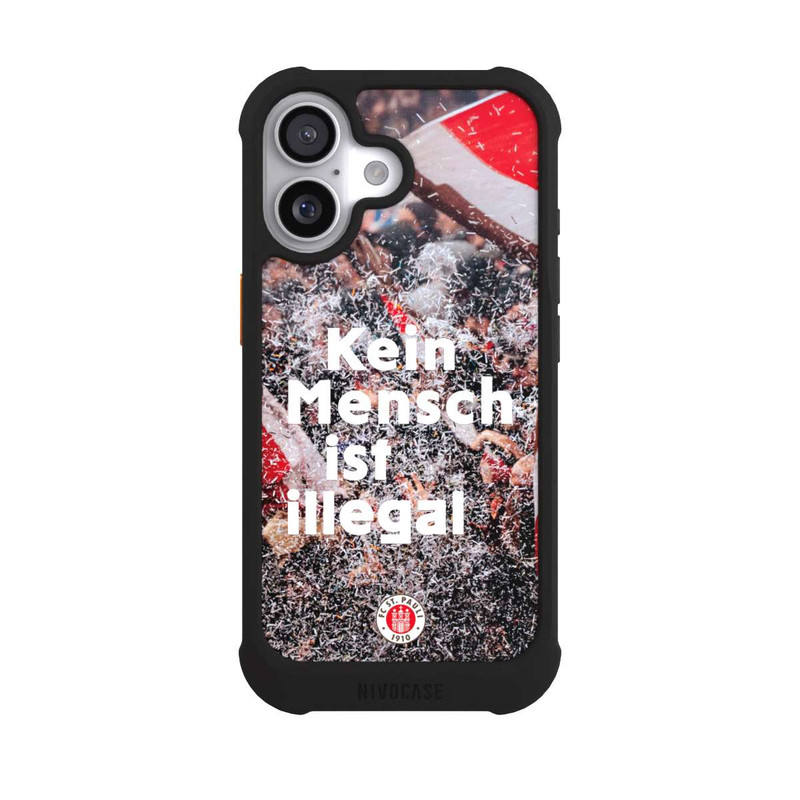 iPhone 17 NIVOmax FC St. Pauli Kein Mensch ist illegal