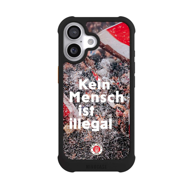 iPhone 17 NIVOmax FC St. Pauli Kein Mensch ist illegal