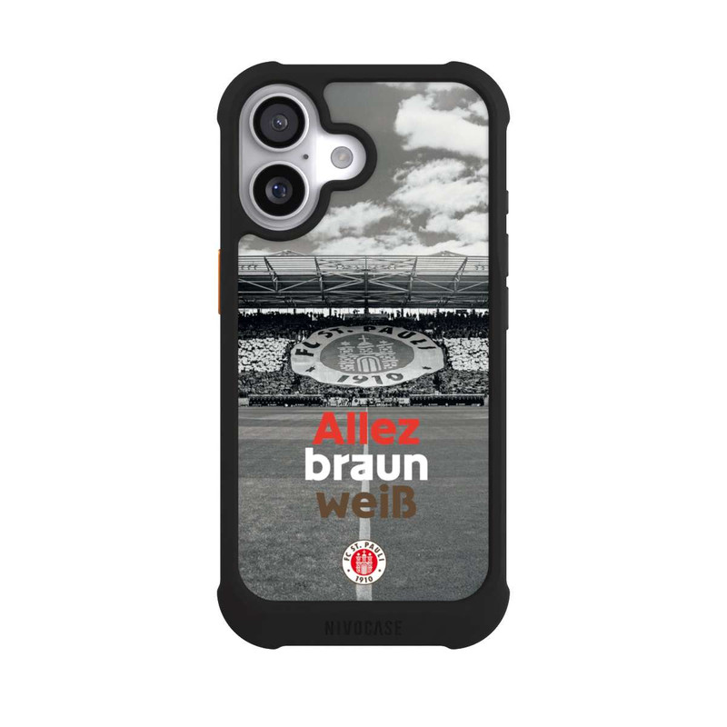 iPhone 17 NIVOmax FC St. Pauli Allez braun weiss