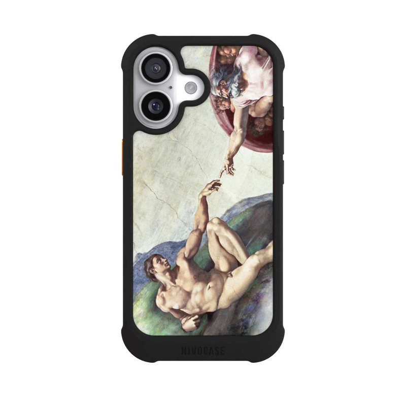 iPhone 17 NIVOmax Michelangelo Buonarroti Création d'Adam
