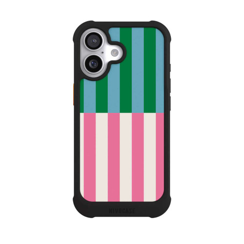  NIVOmax Motif Rayé Vert Rose