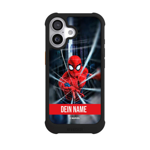Apple iPhone 17 NIVOmax Spiderman Webs in Action customisable