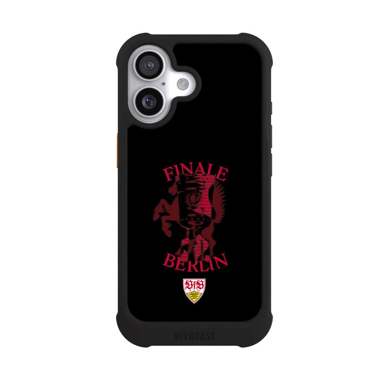 iPhone 17 NIVOmax VfB Stuttgart Pokalfinale 2026 schwarz
