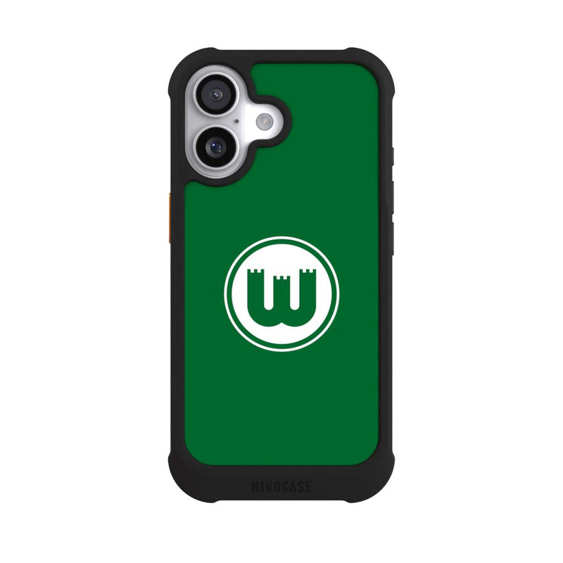 iPhone 17 NIVOmax VfL Wolfsburg Zinnenwappen Grün