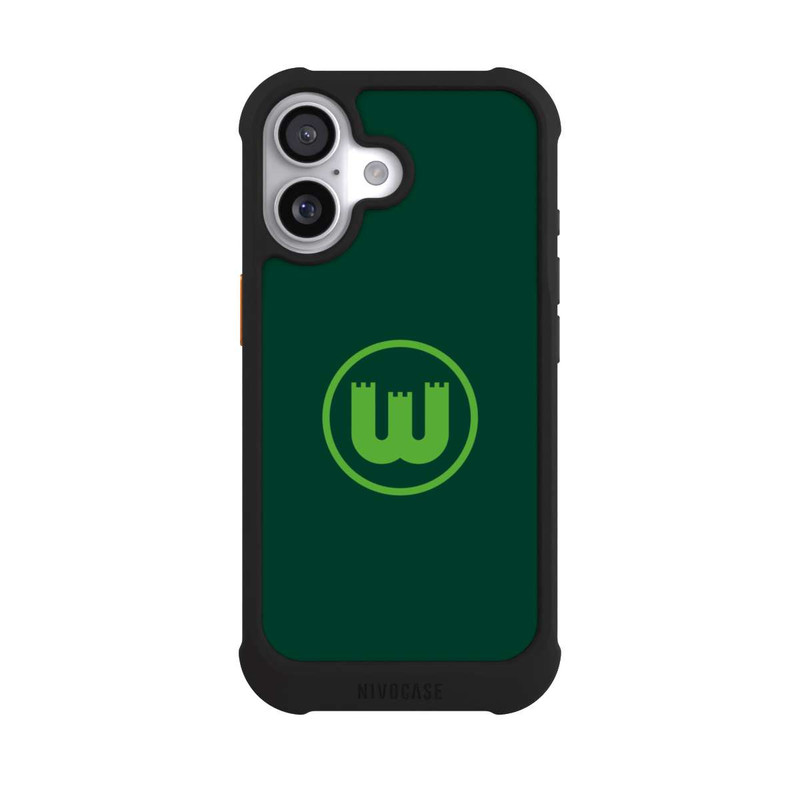 iPhone 17 NIVOmax VfL Wolfsburg Zinnenwappen Dunkelgrün