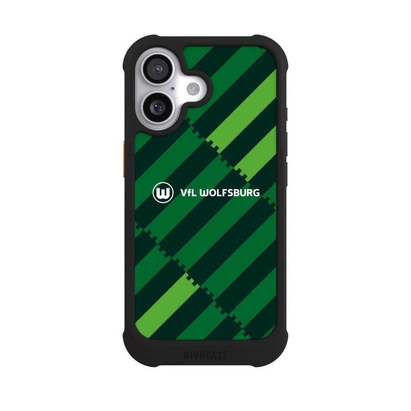 iPhone 17 NIVOmax VfL Wolfsburg Logo Zinnenrapport