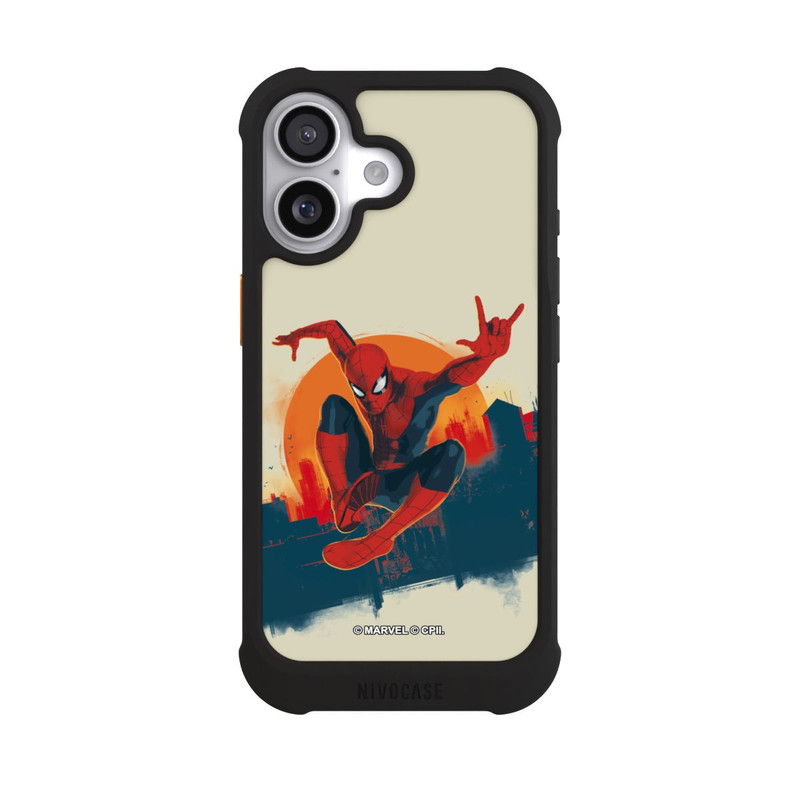 iPhone 17 NIVOmax Spider-Man Hero Force beige