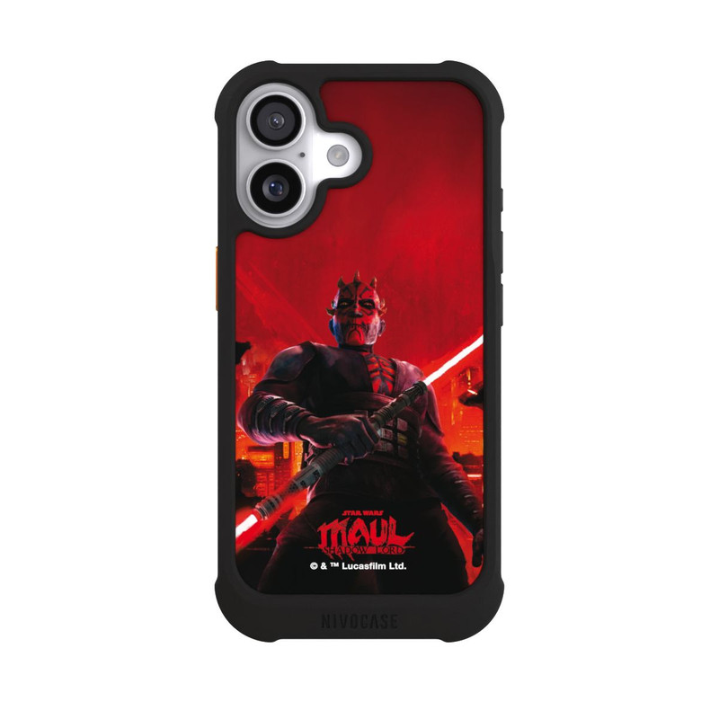 iPhone 17 NIVOmax Dark Maul avec un Sabre Laser