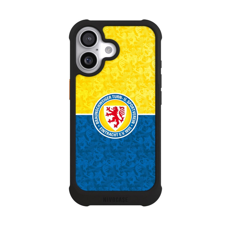 iPhone 17 NIVOmax Eintracht Braunschweig Motif Lions Jaune Bleu
