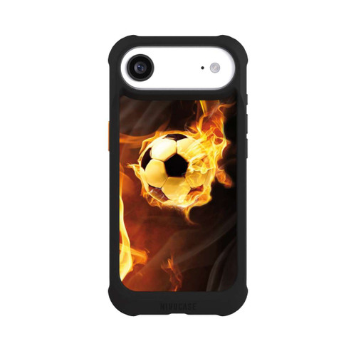 Apple iPhone Air NIVOmax Fußball in Flammen