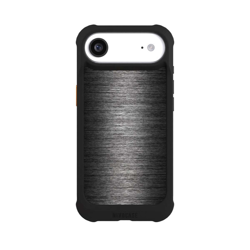 iPhone Air NIVOmax Metal Look Anthracite