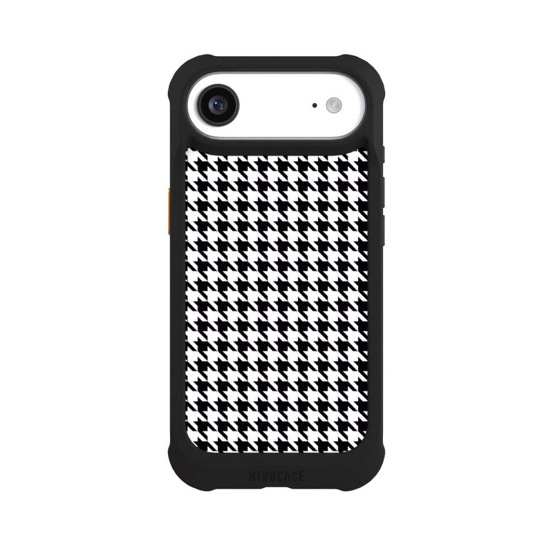 iPhone Air NIVOmax Hahnentritt Schwarz Weiß