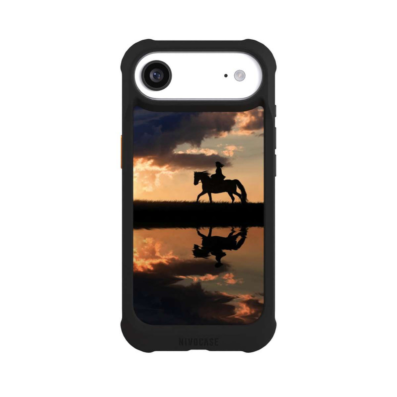 iPhone Air NIVOmax Ausritt im Sonnenuntergang