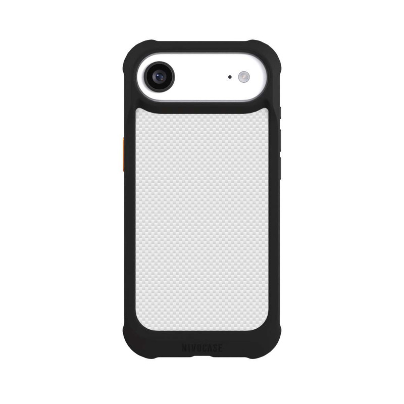 iPhone Air NIVOmax White Carbon Look