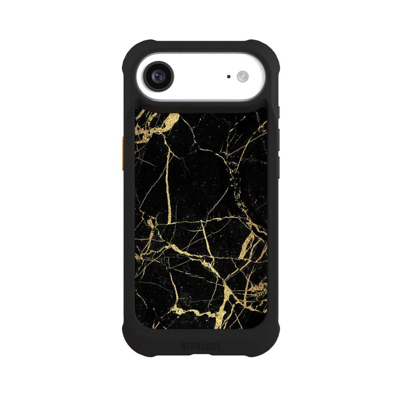 iPhone Air NIVOmax Marbre Noir et Or