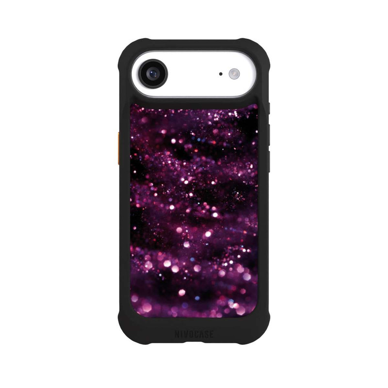 iPhone Air NIVOmax Lilac Sparkles Look