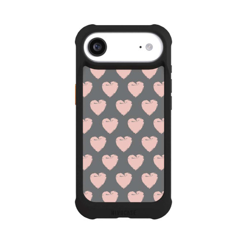 Apple iPhone Air NIVOmax Motif à Cœurs Rose