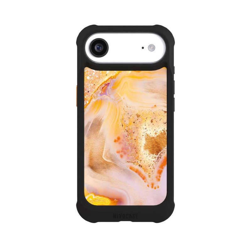iPhone Air NIVOmax Marbre Orange Scintillant