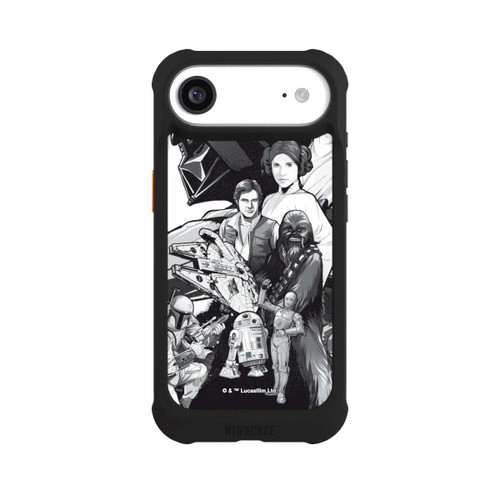Apple iPhone Air NIVOmax Personnages StarWars - Noir et Blanc
