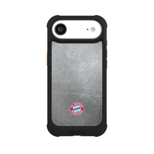 Apple iPhone Air NIVOmax Logo FCB Classique Petit - Coloré sur Fond Métallique