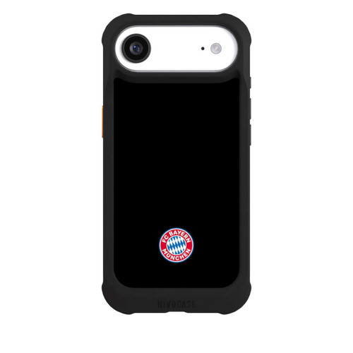 Apple iPhone Air NIVOmax Klassisches FCB Logo Klein - Bunt auf Schwarz