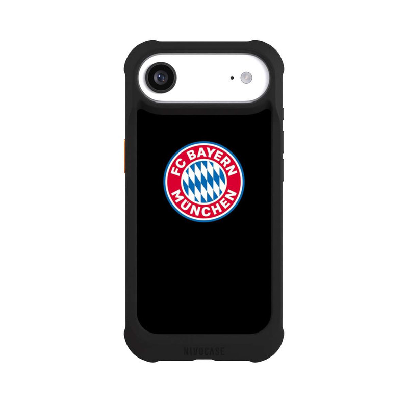 iPhone Air NIVOmax FCB Logo auf Schwarz