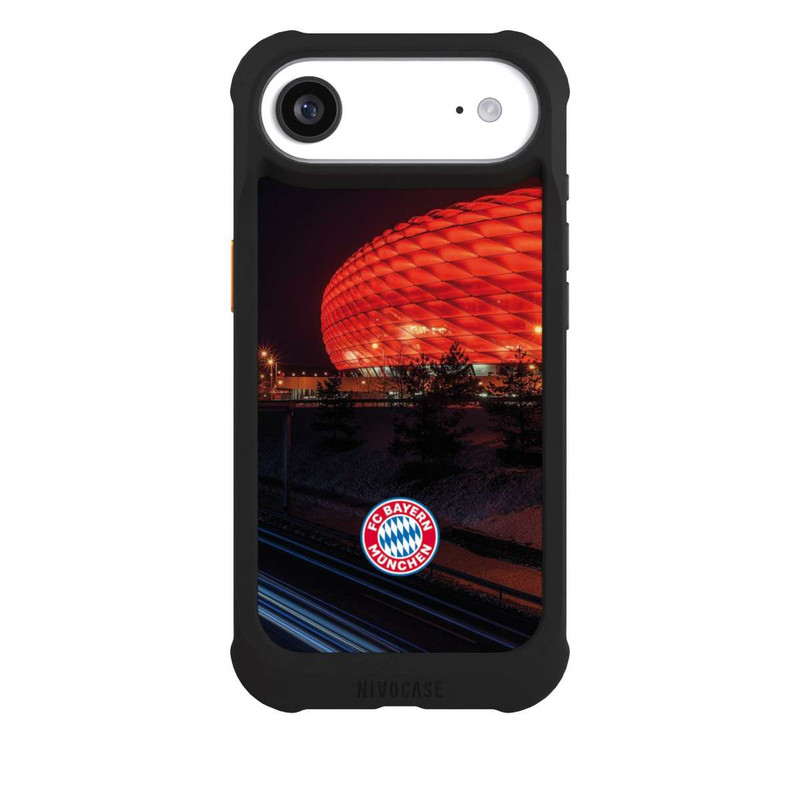 iPhone Air NIVOmax Allianz Arena bei Nacht FCB