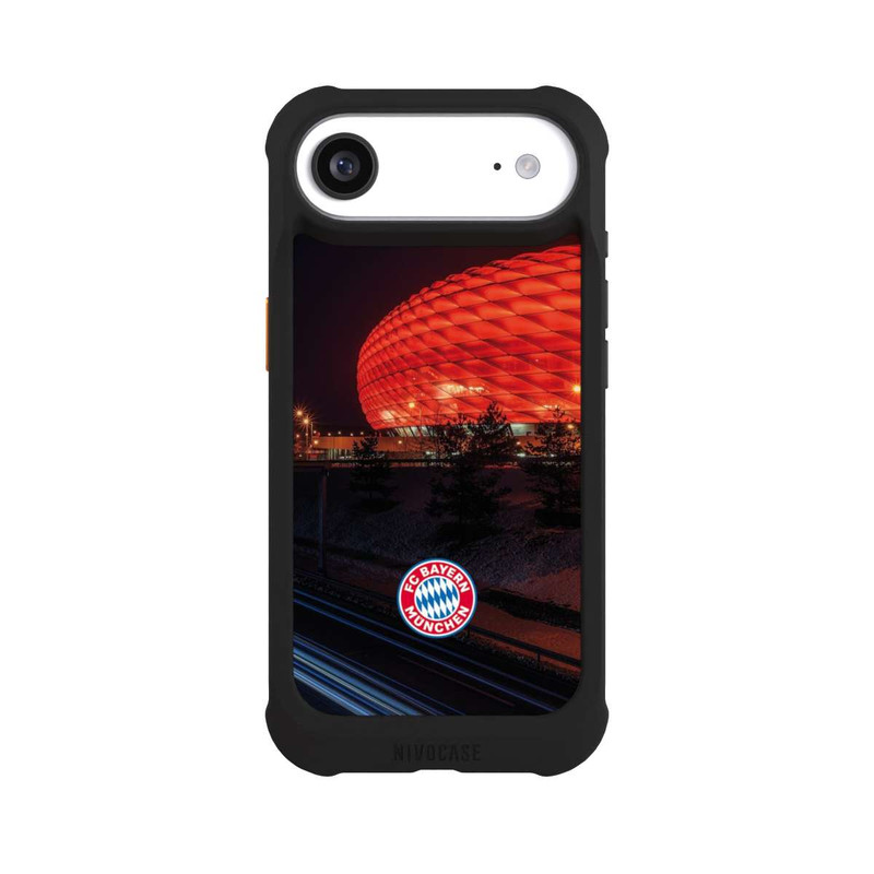 iPhone Air NIVOmax Allianz Arena bei Nacht FCB