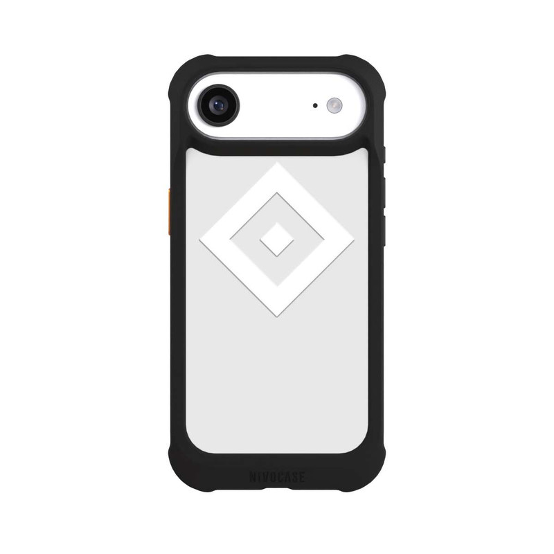 iPhone Air NIVOmax Rauten Logo auf HSV Grau