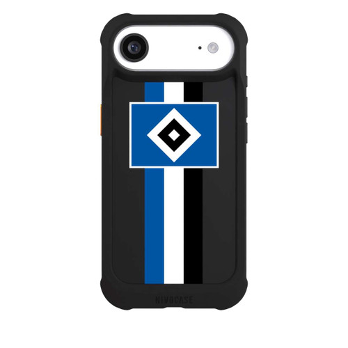 Apple iPhone Air NIVOmax HSV Streifen - Blau-Weiß-Schwarz - ohne Hintergrund