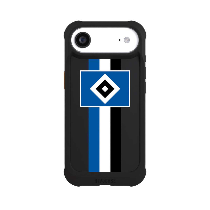 iPhone Air NIVOmax HSV Streifen - Blau-Weiß-Schwarz - ohne Hintergrund