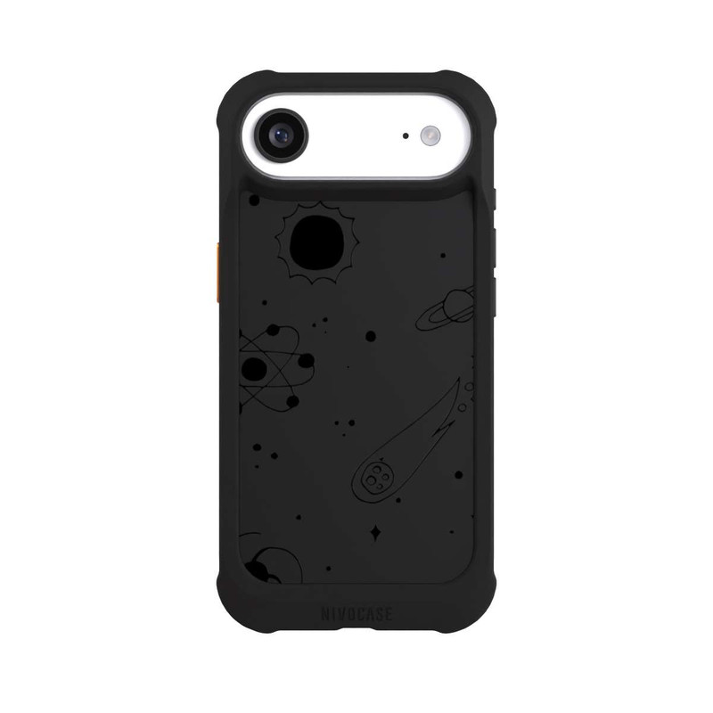 iPhone Air NIVOmax Black Galaxy transparent