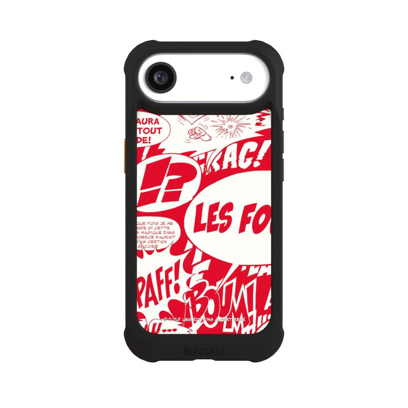 iPhone Air NIVOmax Bulles BD Astérix Rouge