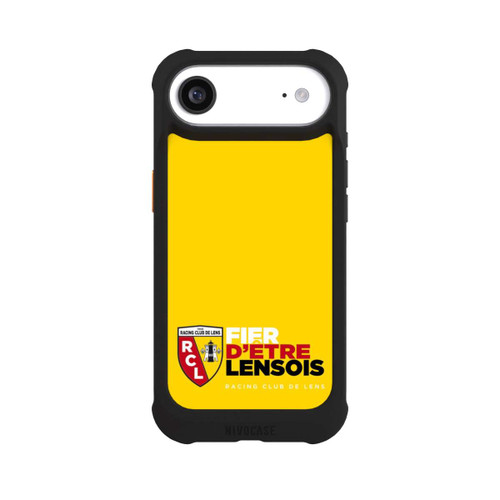 Apple iPhone Air NIVOmax Fond Logo RCL Jaune