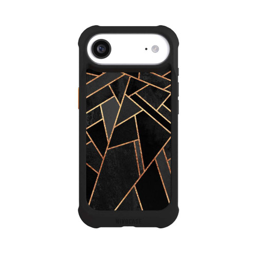 Apple iPhone Air NIVOmax Schwarze Nacht Gold Druck