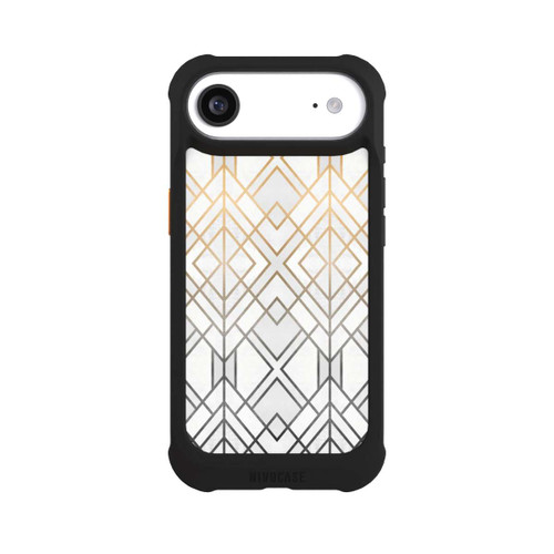 Apple iPhone Air NIVOmax Gold und Grauer Geo Golddruck