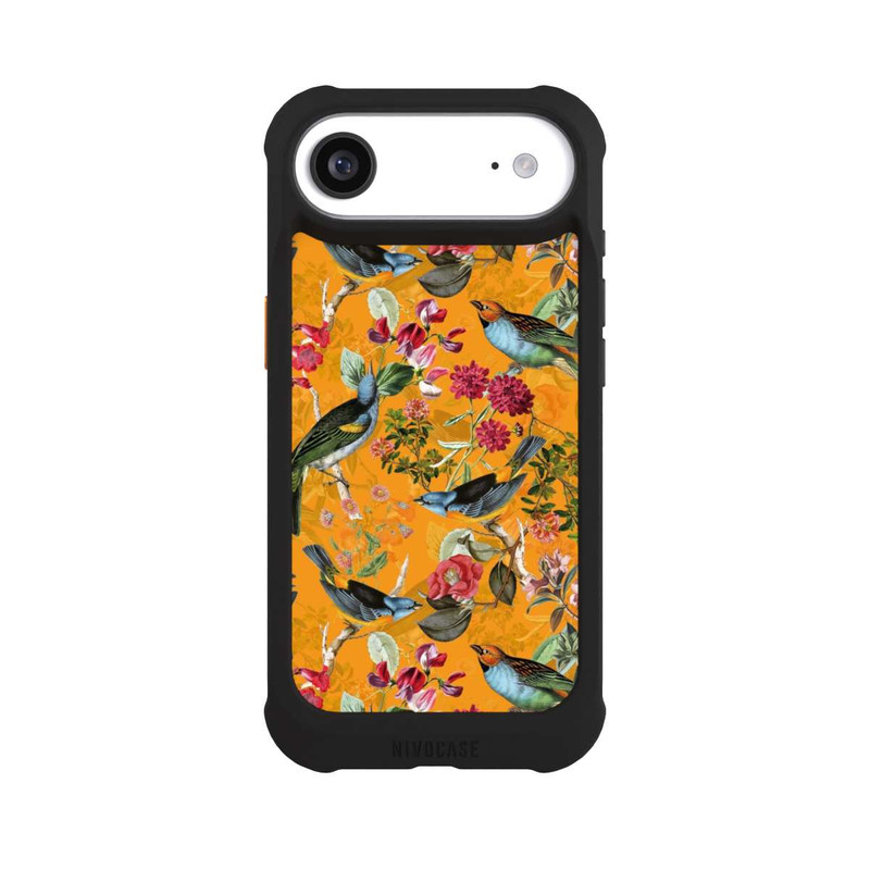 iPhone Air NIVOmax Tapete mit Vögeln und Blumen